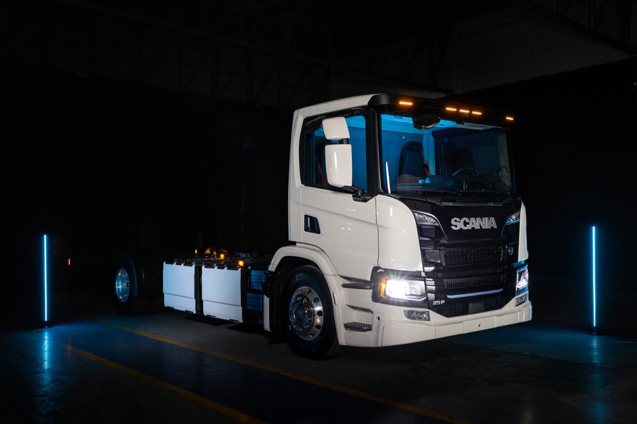 Scania presenta el camión eléctrico en México