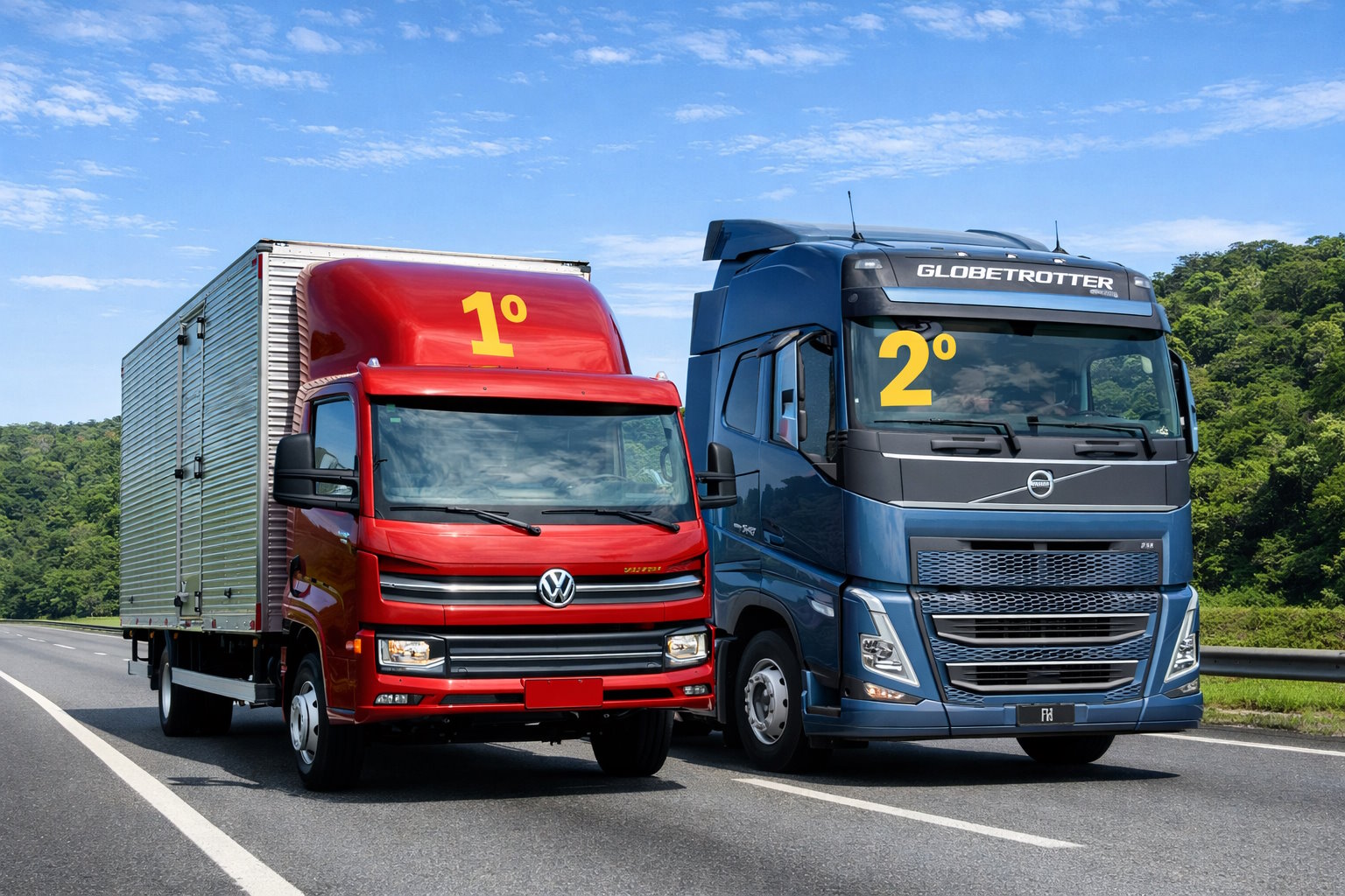 Venda de caminhões tem queda de 30% em janeiro