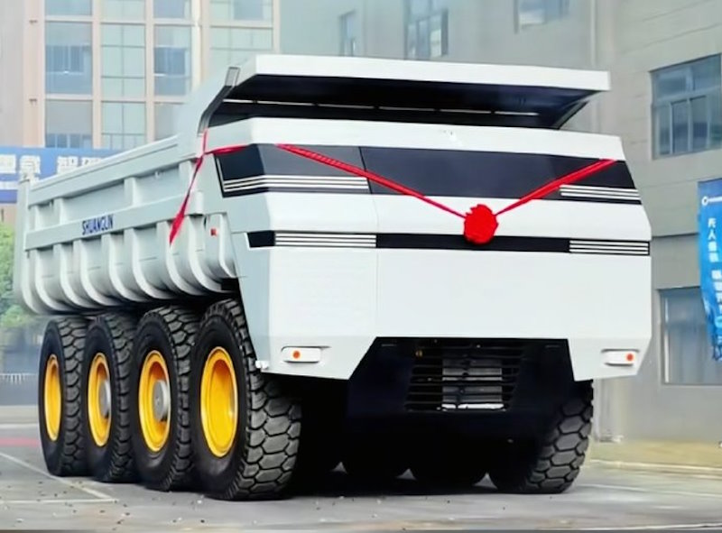 Shuanglin K7 é um caminhão autônomo gigante que anda igual caranguejo - Blog do Caminhoneiro