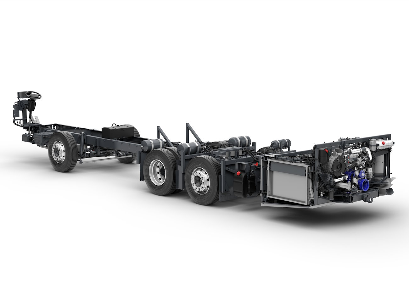 Image for Volvo apresenta novo chassi B320R 6×2 B100 Flex que pode rodar com biodiesel 100%
