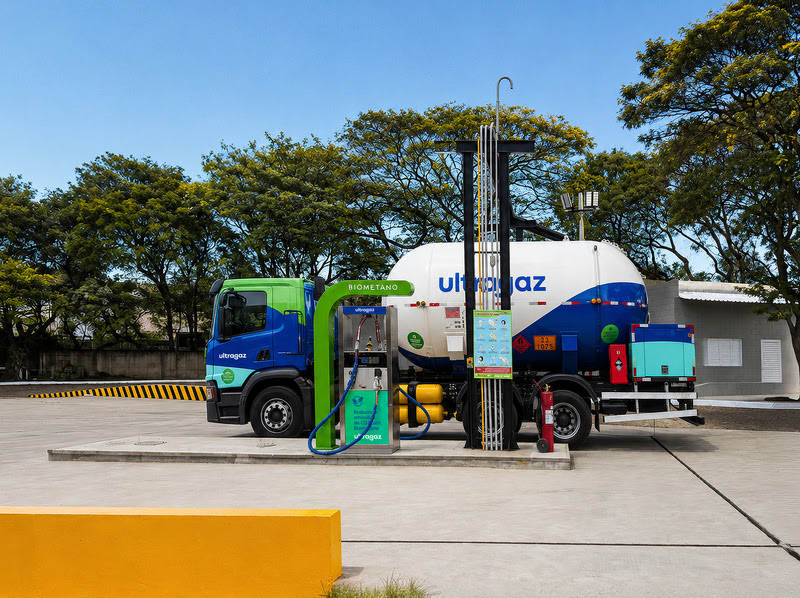 Image for Ultragaz inaugura estação de abastecimento para biometano e avança na descarbonização do transporte pesado no Brasil