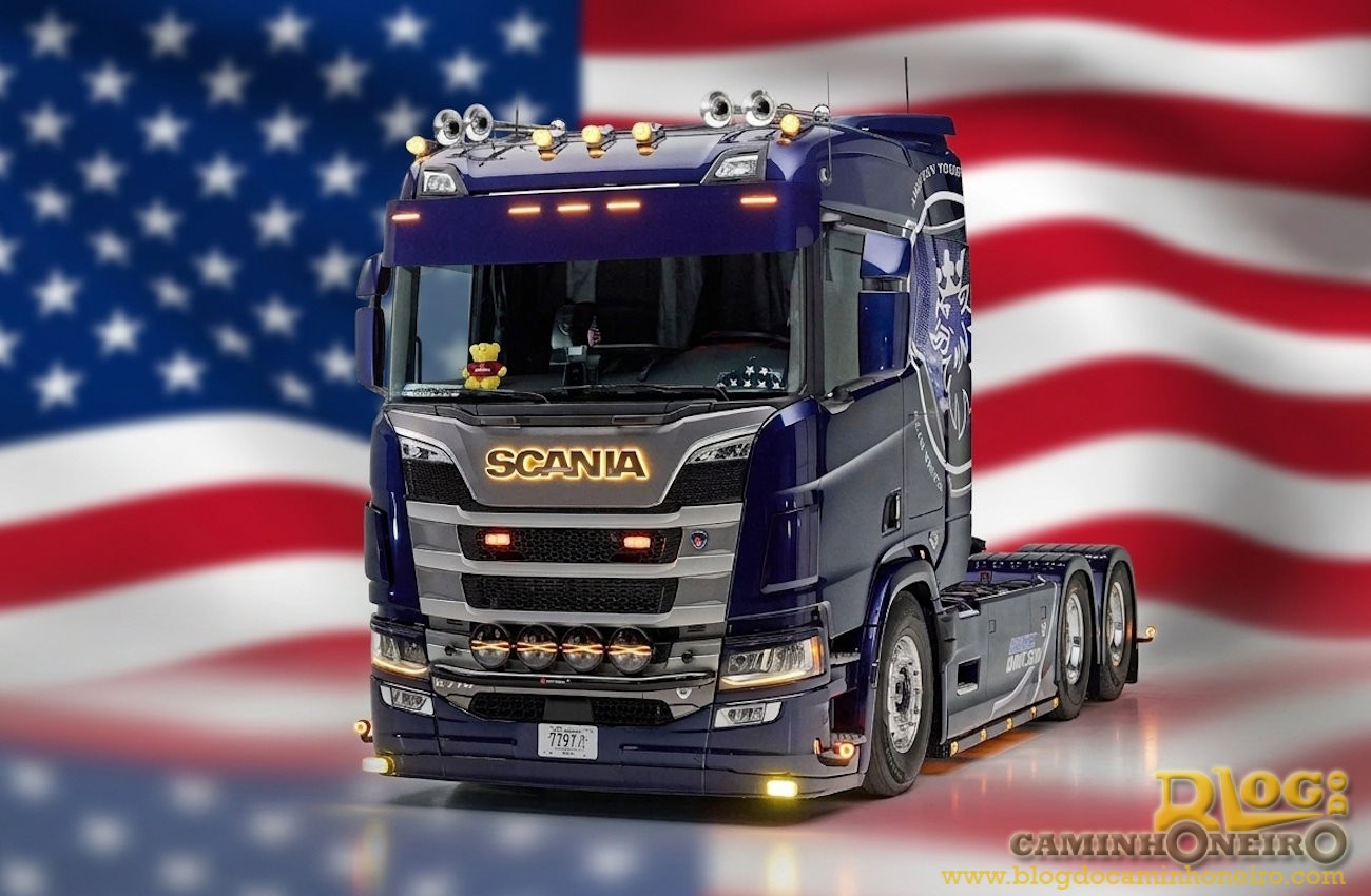 Image for Scania R770 V8 rodou por dois anos nos Estados Unidos e impressionou caminhoneiros