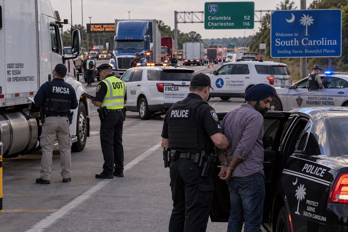 Image for Operação do governo norte-americano tira mais 75 motoristas não qualificados das estradas