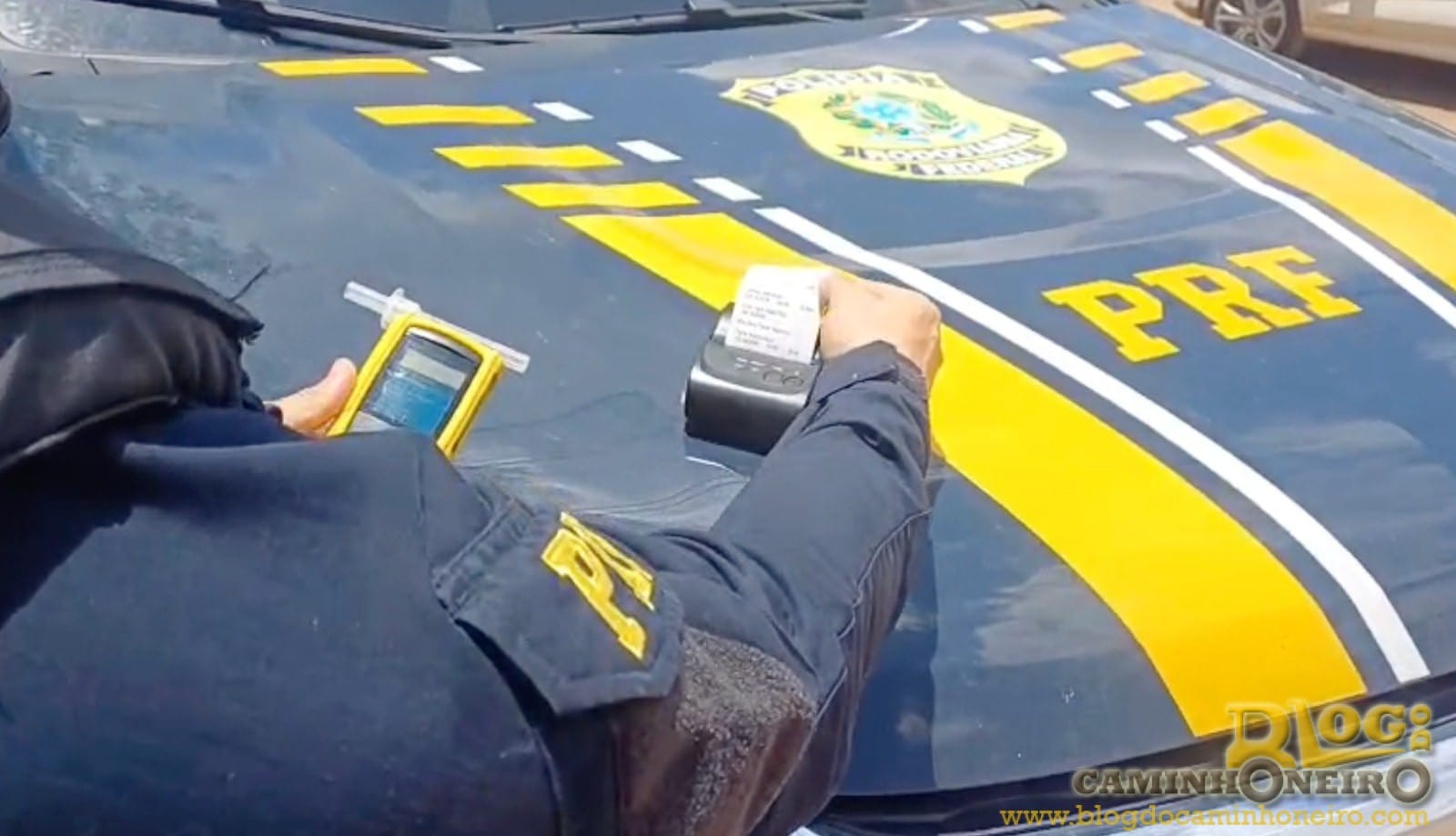 PRF prende motorista embriagado após denúncia de direção perigosa na BR-040, em Luziânia (GO)